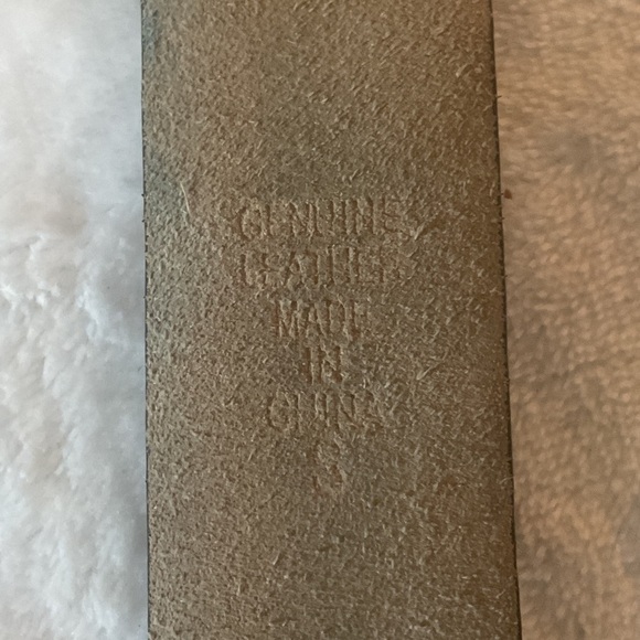 Armani Exchange vintage Black leather Belt with Silver Buckle - Picture 6 of 7